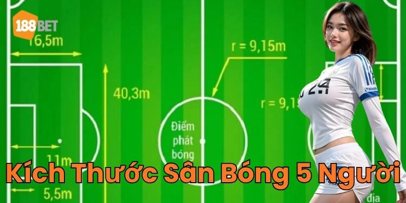 Thông Tin Về Kích Thước Sân Bóng 5 Người Chuẩn FIFA Kích Thước Sân Bóng 5 Người mới nhất 2025